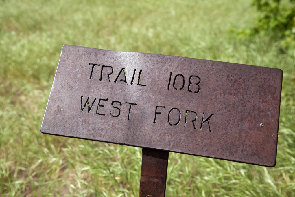 West Fork Trail sign